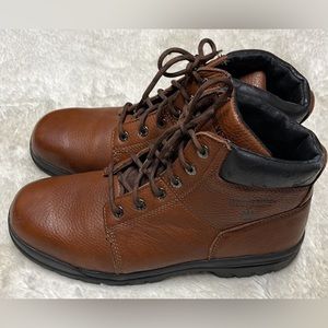 NWOT Men's Brown Wolverine W04735 Work Boot Men’s Size 13 EW  Non-Steel toe